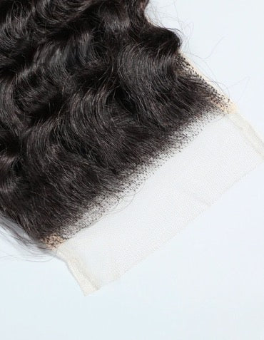 Transparent Lace Closure
Deep Wave 4X4 inch