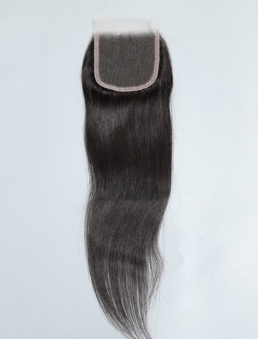 Transparent Lace Closure Silky Straight 4X4 inch