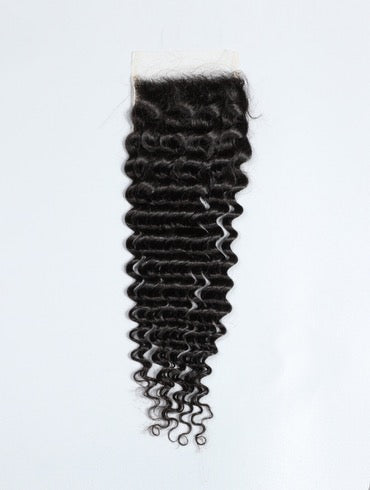 Transparent Lace Closure
Deep Wave 4X4 inch