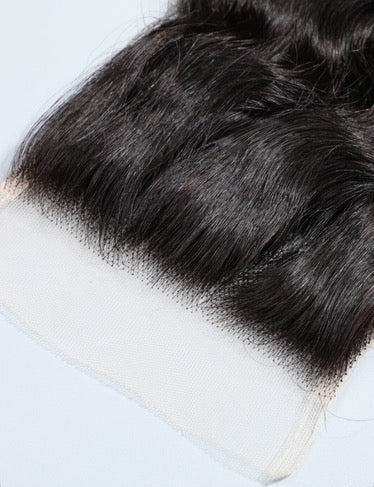 Transparent Lace Closure Silky Straight 4X4 inch